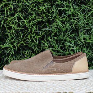 UGG Adley Perf Slip On Shoes Suede Tan Shoes Slippers Women's 1091749 Size 10